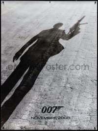 1w0044 QUANTUM OF SOLACE teaser DS French 1p 2008 Craig as Bond w/silenced H&K UMP submachine gun!