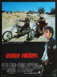 1w0587 EASY RIDER French 16x21 R1980s Fonda, motorcycle biker classic directed by Dennis Hopper