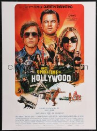 1w0608 ONCE UPON A TIME IN HOLLYWOOD French 15x21 2019 Tarantino, montage art by Chorney!