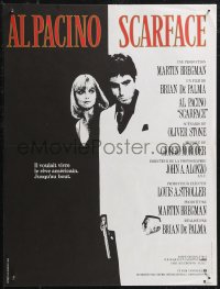 1w0617 SCARFACE French 15x20 1984 Al Pacino as Tony Montana, Michelle Pfeiffer, Brian De Palma!