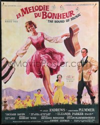1w0622 SOUND OF MUSIC French 17x21 1966 Julie Andrews, Rodgers & Hammerstein classic musical!