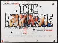 1w0627 TRUE ROMANCE French 16x21 1993 Christian Slater, Arquette, written by Tarantino!