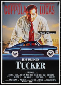 1w0132 TUCKER: THE MAN & HIS DREAM German 1988 Francis Ford Coppola, different art of Jeff Bridges!