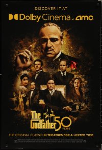 1w0913 GODFATHER DS 1sh R2022 Marlon Brando & cast in Francis Ford Coppola crime classic!