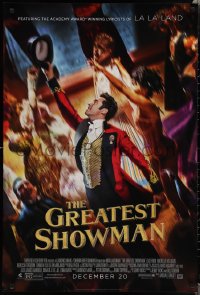 1w0919 GREATEST SHOWMAN style B advance DS 1sh 2017 Hugh Jackman as P.T. Barnum, top cast!