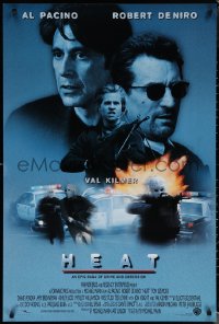 1w0935 HEAT int'l 1sh 1995 Al Pacino, Robert De Niro, Val Kilmer, Michael Mann directed!