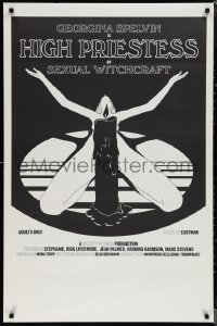 1w0939 HIGH PRIESTESS OF SEXUAL WITCHCRAFT 1sh 1973 Georgina Spelvin, sexy art of woman w/candle!