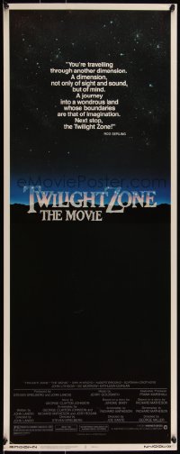 1w0718 TWILIGHT ZONE insert 1983 George Miller, Steven Spielberg, Rod Serling!