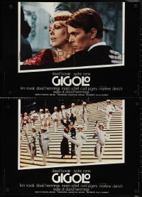1w0500 JUST A GIGOLO set of 8 Italian 18x26 pbustas 1980 Hemmings' Schoner Gigolo, David Bowie!