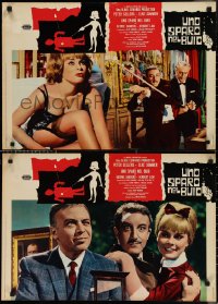 1w0505 SHOT IN THE DARK set of 8 Italian 18x27 pbustas 1964 Blake Edwards, Peter Sellers & sexy Elke Sommer!