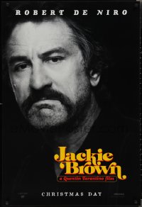 1w0976 JACKIE BROWN teaser 1sh 1997 Quentin Tarantino, great close portrait of Robert De Niro!