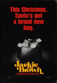 1w0975 JACKIE BROWN teaser 1sh 1997 Quentin Tarantino, Santa's got a brand new bag!