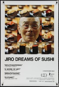 1w0979 JIRO DREAMS OF SUSHI DS 1sh 2011 cool image of 85-year-old sushi master Jiro Ono!