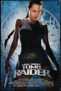 1w1005 LARA CROFT TOMB RAIDER advance DS 1sh 2001 sexy Angelina Jolie, from popular video game!