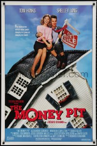 1w1064 MONEY PIT 1sh 1986 Steven Spielberg, Tom Hanks & Shelley Long are deeply in love & debt!