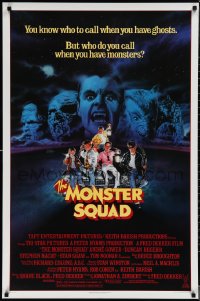 1w1065 MONSTER SQUAD 1sh 1987 art of young heroes and classic villains by Craig!