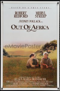 1w1091 OUT OF AFRICA 1sh 1985 Robert Redford & Meryl Streep, directed by Sydney Pollack!