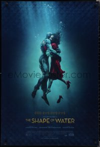 1w1153 SHAPE OF WATER advance DS 1sh 2017 Guillermo del Toro, Doug Jones as the Amphibian Man!