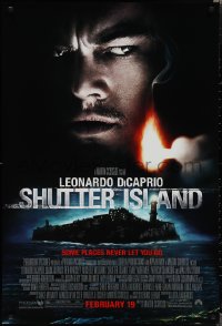 1w1155 SHUTTER ISLAND advance DS 1sh 2010 Scorsese, DiCaprio, February, some places never let you go!