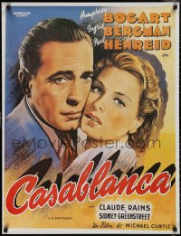 1w0111 CASABLANCA Spanish R1980s Humphrey Bogart, Ingrid Bergman, Michael Curtiz classic!