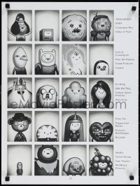 1w0178 ADVENTURE TIME #13/100 18x24 art print 2012 Mondo, art by Mike Mitchell, variant edition!