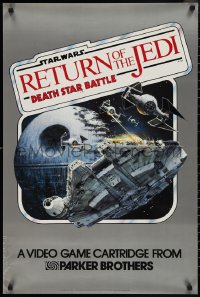 1w0249 RETURN OF THE JEDI 23x35 special poster 1983 Parker Brothers video game for the Atari 2600!