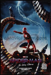 1w1172 SPIDER-MAN: NO WAY HOME teaser DS 1sh 2021 great action image w/ Tom Holland in title role!