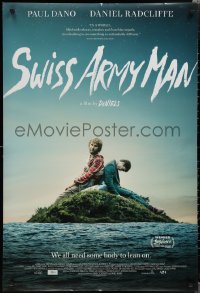 1w1194 SWISS ARMY MAN DS 1sh 2016 Paul Dano, Daniel Radcliff, we all need some body to lean on!