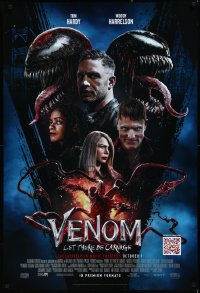 1w1223 VENOM: LET THERE BE CARNAGE advance DS 1sh 2021 Marvel Comics Tom Hardy in title role & more!