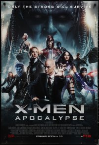 1w1245 X-MEN: APOCALYPSE style F int'l advance DS 1sh 2016 Marvel, only the strong will survive