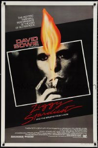 1w1250 ZIGGY STARDUST & THE SPIDERS FROM MARS 1sh 1983 David Bowie, D. A. Pennebaker directed!