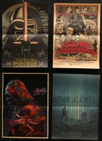 1x0479 LOT OF 4 FOLDED STAR WARS 12X17 EGYPTIAN POSTERS R2010s great images and artwork!