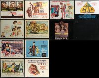 1x0375 LOT OF 11 TITLE CARDS 1950s-1960s great images from a variety of different movies!