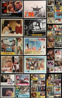 1x0329 LOT OF 52 LOBBY CARDS 1960s-1970s great scenes from a variety of different movies!