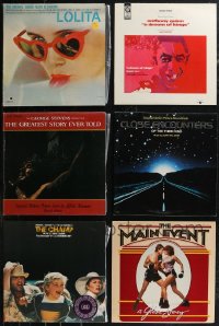1x0503 LOT OF 6 33 1/3 RPM RECORDS 1970s-1980s soundtrack music from a variety of different movies!