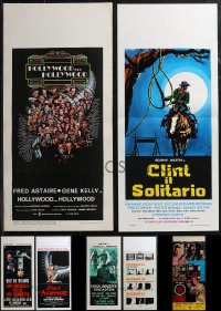 1x0837 LOT OF 15 MOSTLY FORMERLY FOLDED ITALIAN LOCANDINAS 1960s-1980s cool movie images!