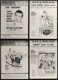 1x0127 LOT OF 4 MUSICAL PRESSBOOKS 1950s advertising for several different movies!