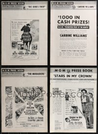 1x0109 LOT OF 6 MGM COWBOY WESTERN PRESSBOOKS 1950s advertising for several different movies!