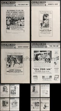 1x0083 LOT OF 12 MGM DRAMA PRESSBOOKS 1950s advertising for several different movies!