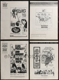 1x0122 LOT OF 5 ELVIS PRESLEY PRESSBOOKS 1960s advertising for several of his movies!