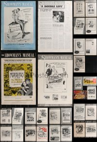 1x0050 LOT OF 31 UNITED ARTISTS & UNIVERSAL PRESSBOOKS 1940s-1950s advertising for several movies!