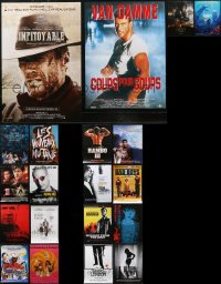 1x0895 LOT OF 22 FORMERLY FOLDED FRENCH 15X21 POSTERS 1990s-2010s a variety of cool movie images!