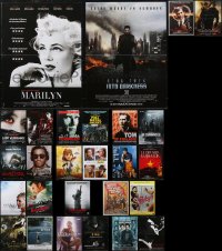 1x0890 LOT OF 27 FORMERLY FOLDED FRENCH 15X21 POSTERS 1980s-2010s a variety of cool movie images!