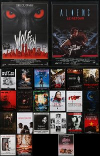 1x0892 LOT OF 25 FORMERLY FOLDED FRENCH 15X21 POSTERS 1980s-2000s a variety of cool movie images!
