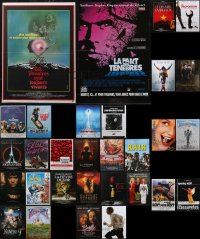 1x0887 LOT OF 30 FORMERLY FOLDED FRENCH 15X21 POSTERS 1970s-2010s a variety of cool movie images!