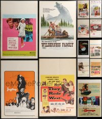 1x0191 LOT OF 13 FORMERLY FOLDED WINDOW CARDS 1950s-1970s great images from a variety of different movies!