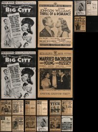 1x0070 LOT OF 19 MGM PRESSBOOKS 1940s advertising for a variety of different movies!