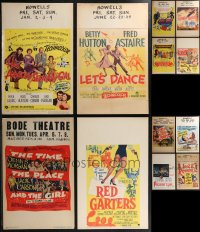 1x0192 LOT OF 12 UNFOLDED WINDOW CARDS 1940s-1950s great images from a variety of different movies!