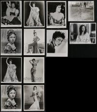 1x0688 LOT OF 12 GINA LOLLOBRIGIDA 8X10 STILLS 1950s great portraits of the beautiful Italian star!