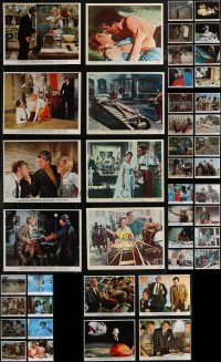 1x0723 LOT OF 44 ENGLISH FRONT OF HOUSE LOBBY CARDS 1960s-1980s incomplete sets from several movies!